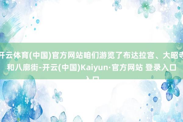 开云体育(中国)官方网站咱们游览了布达拉宫、大昭寺和八廓街-开云(中国)Kaiyun·官方网站 登录入口
