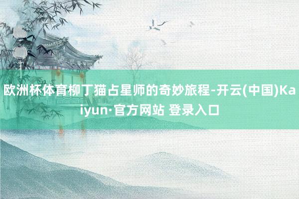欧洲杯体育柳丁猫占星师的奇妙旅程-开云(中国)Kaiyun·官方网站 登录入口