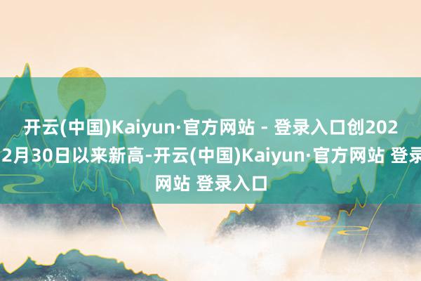 开云(中国)Kaiyun·官方网站 - 登录入口创2024年12月30日以来新高-开云(中国)Kaiyun·官方网站 登录入口