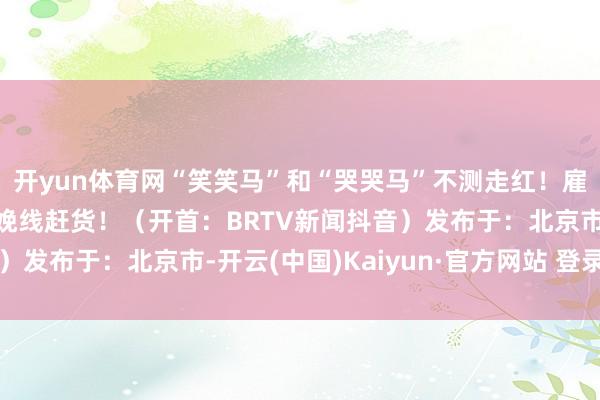 开yun体育网“笑笑马”和“哭哭马”不测走红！雇主娘：速开几十条分娩线赶货！（开首：BRTV新闻抖音）发布于：北京市-开云(中国)Kaiyun·官方网站 登录入口